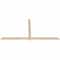 Ekena Millwork Eugene Smooth Timber Gable Bracket, Douglas Fir, 84"W x 42"H x 1 1/2"D x 3 1/2"F, 12/12 Pitch GBW084X42X0204EUG00SDF - alternate 2
